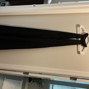 Black Formal Dress (low neck and open back)